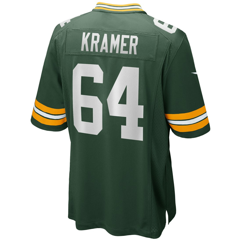 Jerry Kramer Green Bay Packers Game Retired Player Jersey - Green Jerseys
