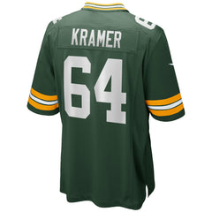 Jerry Kramer Green Bay Packers Game Retired Player Jersey - Green Jerseys
