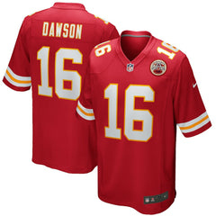 Len Dawson Kansas City Chiefs Game Retired Player Jersey - Red Jerseys