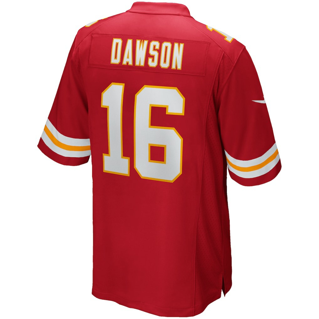 Len Dawson Kansas City Chiefs Game Retired Player Jersey - Red Jerseys