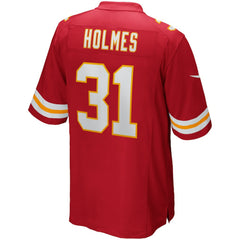 Priest Holmes Kansas City Chiefs Game Retired Player Jersey - Red Jerseys