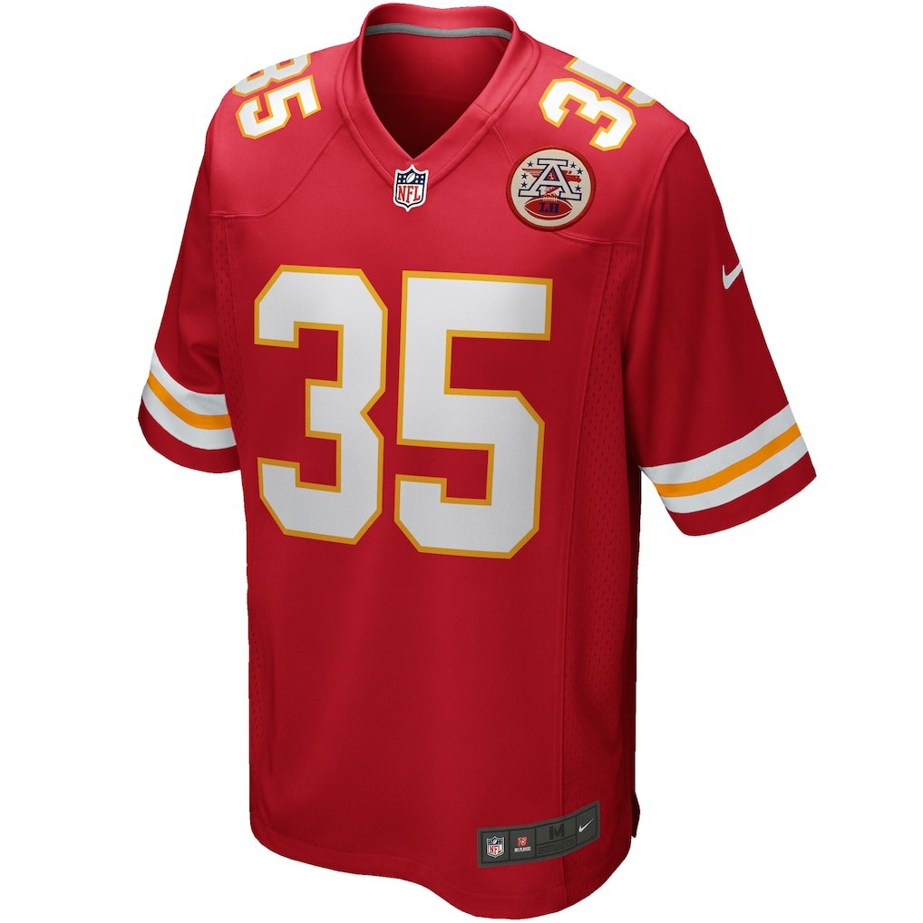 Christian Okoye Kansas City Chiefs Game Retired Player Jersey - Red Jerseys
