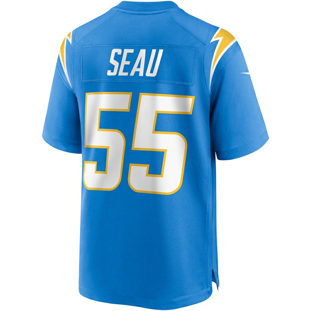 Junior Seau Los Angeles Chargers Game Retired Player Jersey - Powder Blue Jerseys