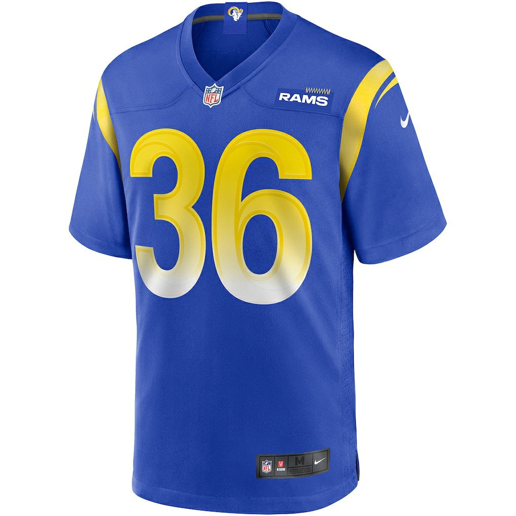 Jerome Bettis Los Angeles Rams Game Retired Player Jersey - Royal Jerseys