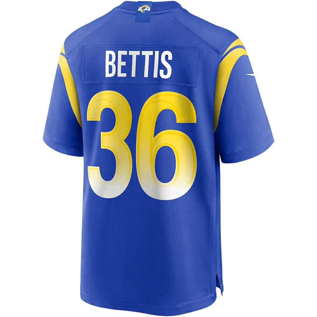 Jerome Bettis Los Angeles Rams Game Retired Player Jersey - Royal Jerseys