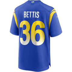 Jerome Bettis Los Angeles Rams Game Retired Player Jersey - Royal Jerseys