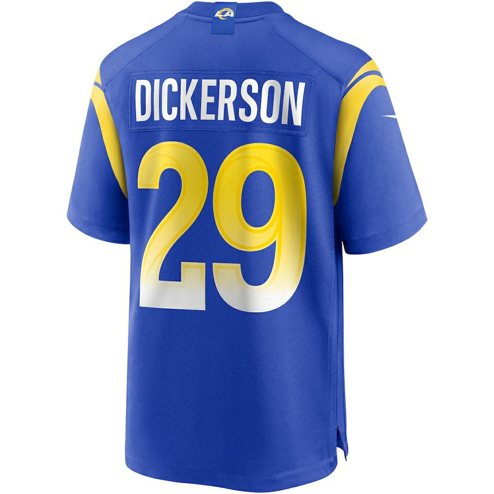Eric Dickerson Los Angeles Rams Game Retired Player Jersey - Royal Jerseys