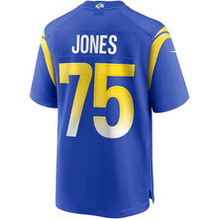 Deacon Jones Los Angeles Rams Game Retired Player Jersey - Royal Jerseys