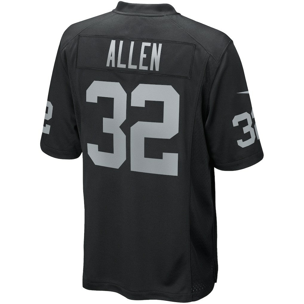 Marcus Allen Las Vegas Raiders Game Retired Player Jersey - Black Jerseys