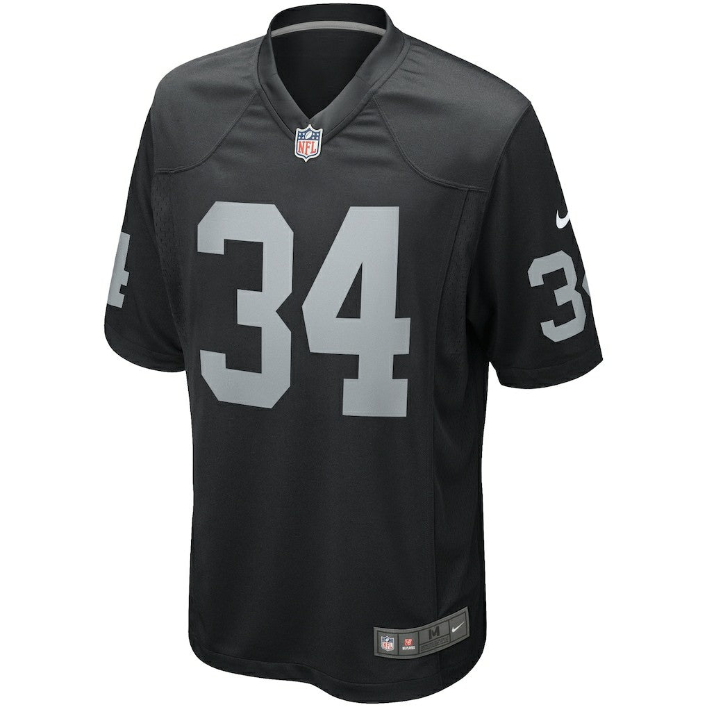 Bo Jackson Las Vegas Raiders Game Retired Player Jersey - Black Jerseys