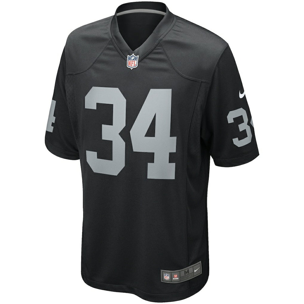 Bo Jackson Las Vegas Raiders Game Retired Player Jersey - Black Jerseys