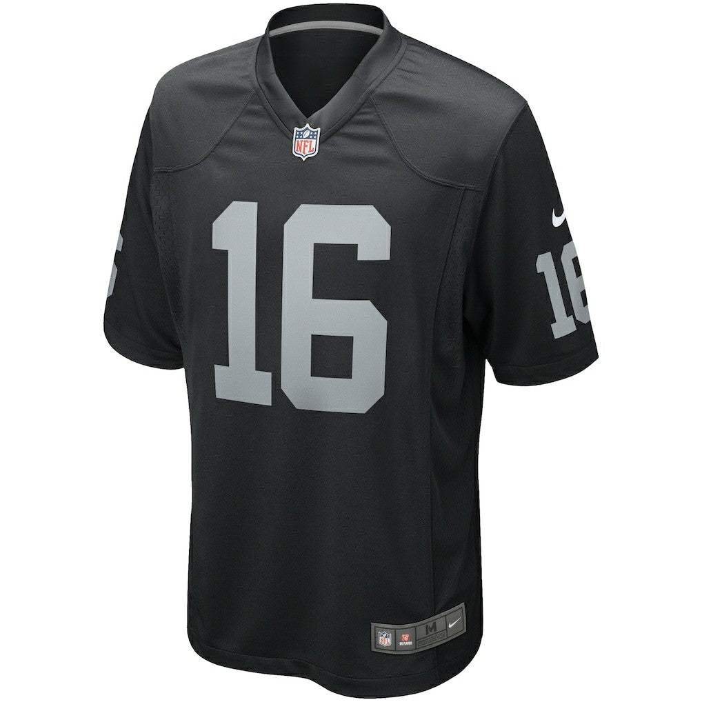 Jim Plunkett Las Vegas Raiders Game Retired Player Jersey - Black Jerseys