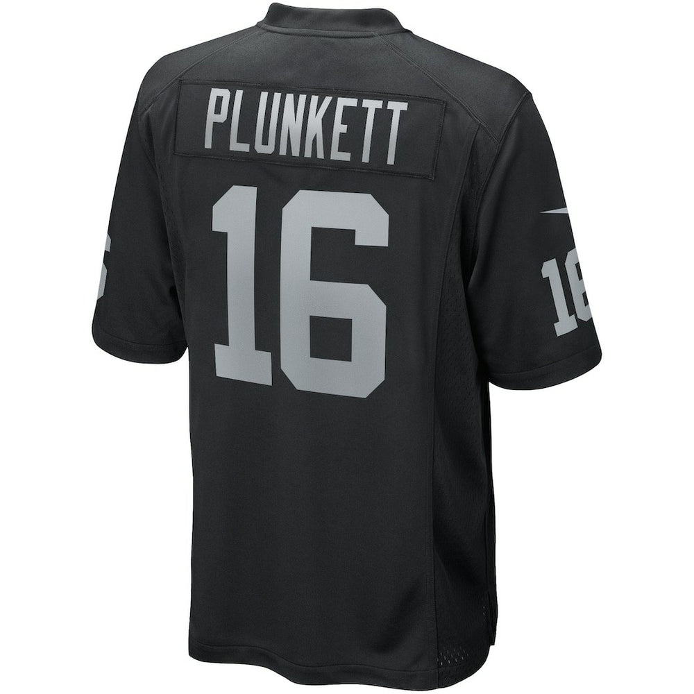 Jim Plunkett Las Vegas Raiders Game Retired Player Jersey - Black Jerseys