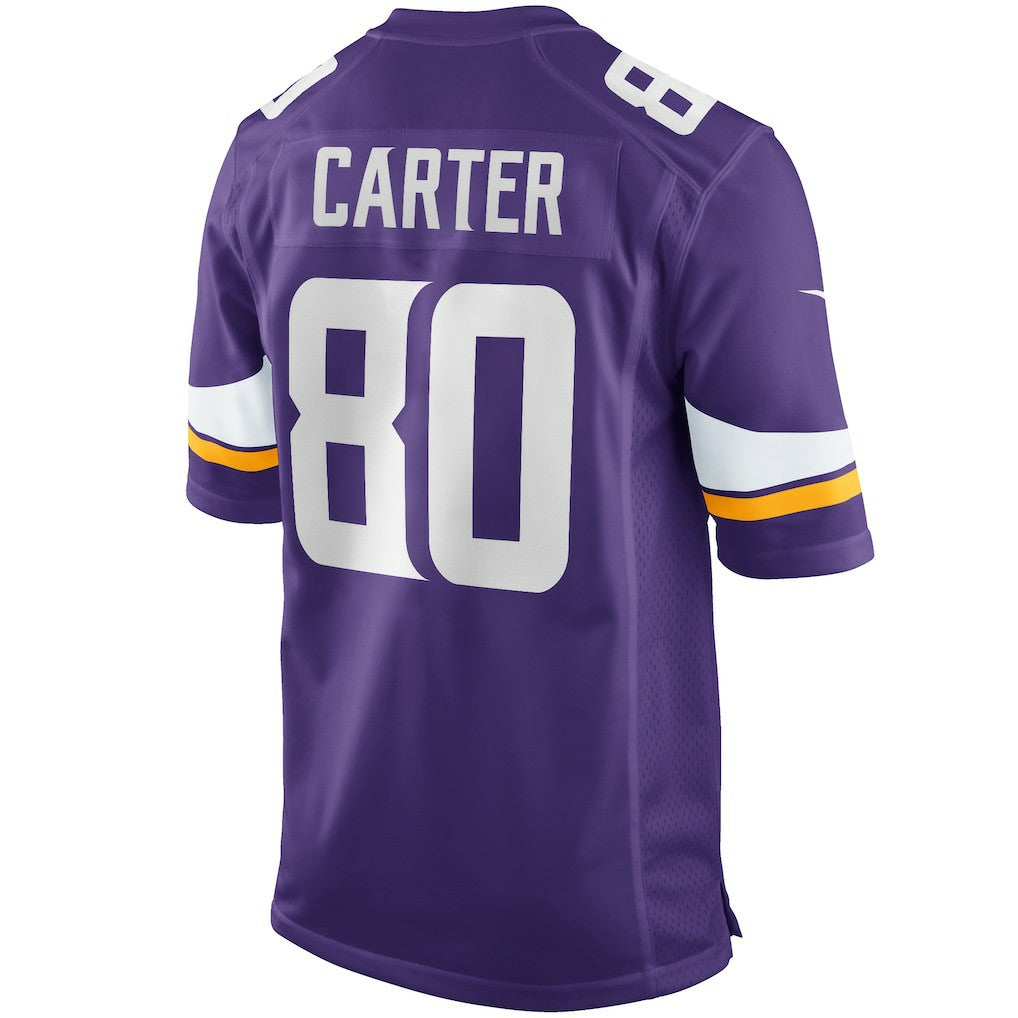 Cris Carter Minnesota Vikings Game Retired Player Jersey - Purple Jerseys