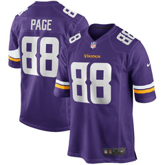 Alan Page Minnesota Vikings Game Retired Player Jersey - Purple Jerseys