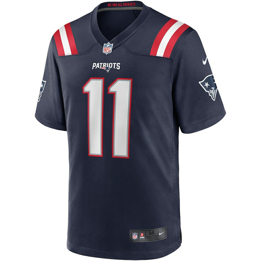 Drew Bledsoe New England Patriots Game Retired Player Jersey - Navy Jerseys