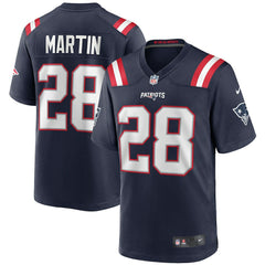 Curtis Martin New England Patriots Game Retired Player Jersey - Navy Jerseys