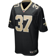 Steve Gleason New Orleans Saints Game Retired Player Jersey - Black Jerseys