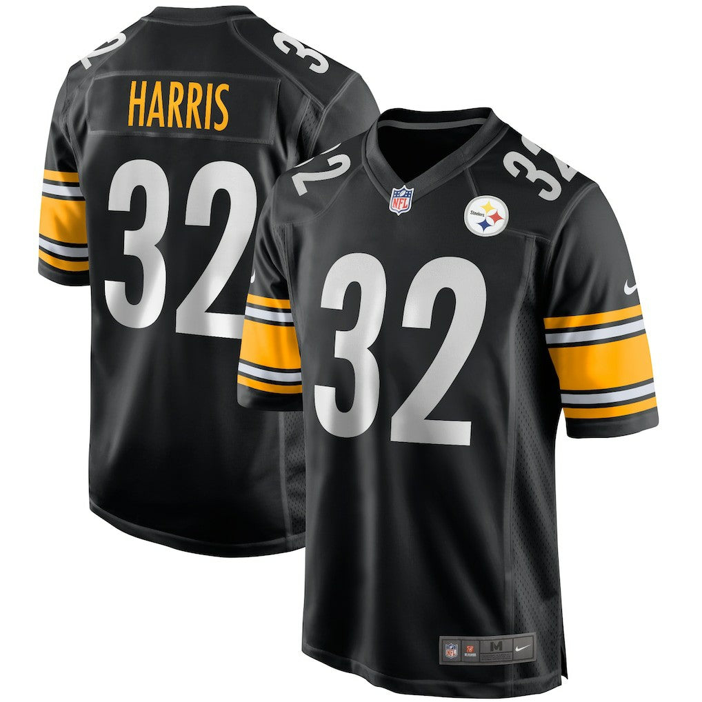 Franco Harris Pittsburgh Steelers Game Retired Player Jersey - Black Jerseys
