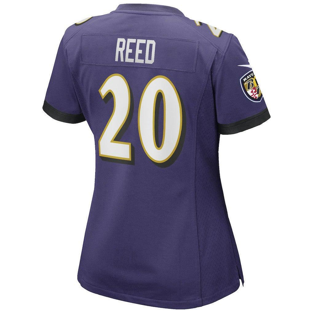 Ed Reed Baltimore Ravens Women's Game Retired Player Jersey - Purple Jerseys