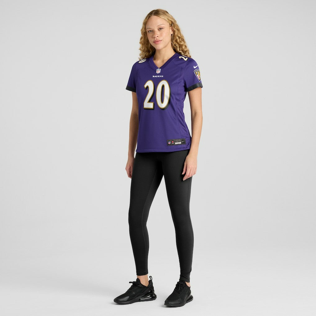 Ed Reed Baltimore Ravens Women's Game Retired Player Jersey - Purple Jerseys
