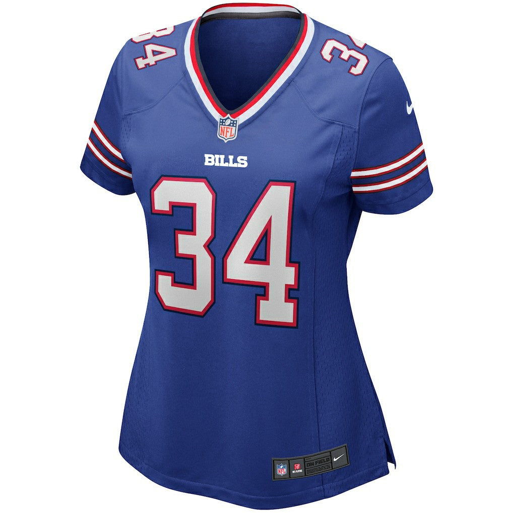 Thurman Thomas Buffalo Bills Women's Game Retired Player Jersey - Royal Jerseys