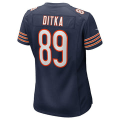 Mike Ditka Chicago Bears Women's Game Retired Player Jersey - Navy Jerseys