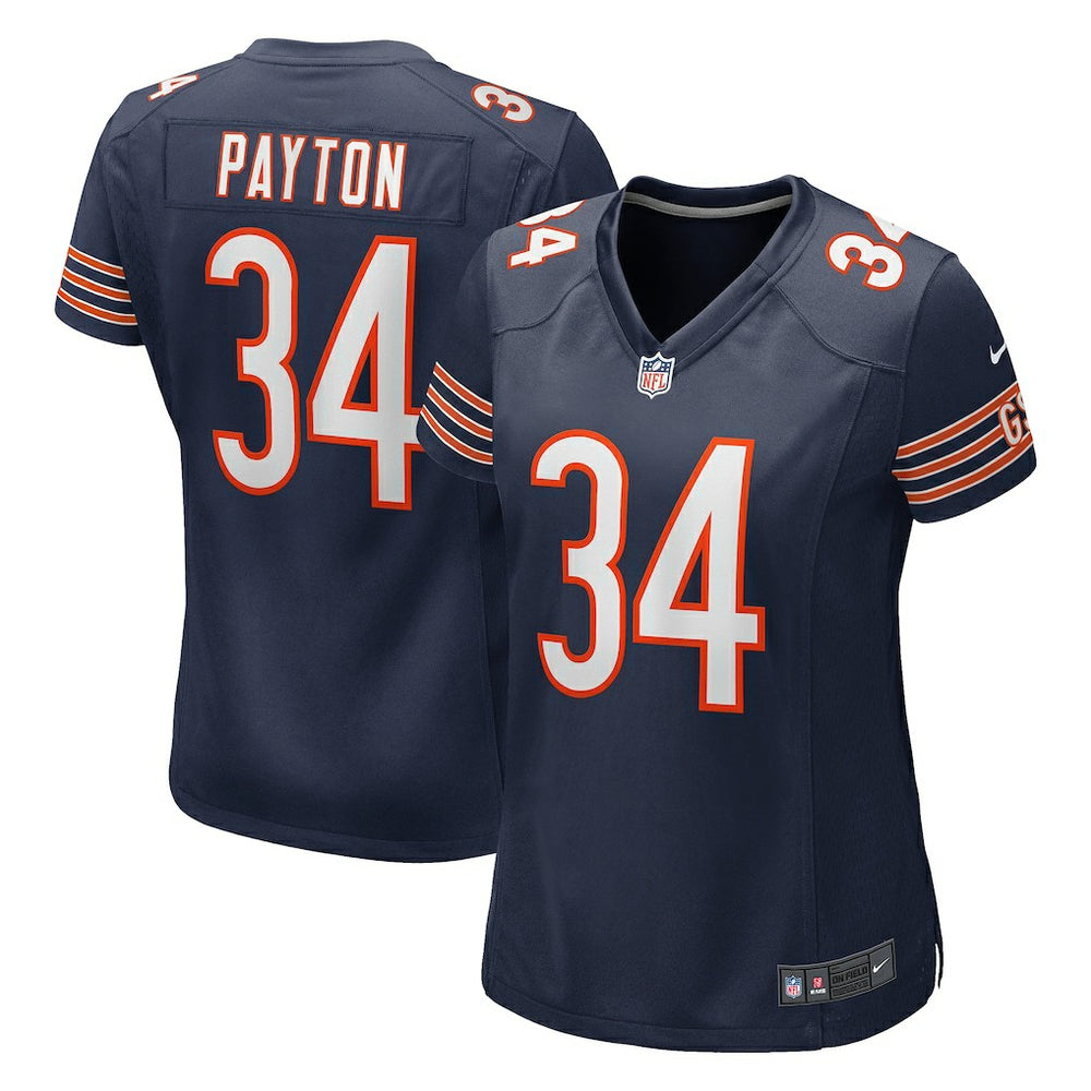 Walter Payton Chicago Bears Women's Game Retired Player Jersey - Navy Jerseys