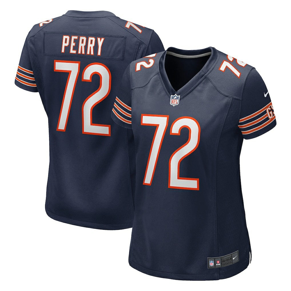 William Perry Chicago Bears Women's Game Retired Player Jersey - Navy Jerseys