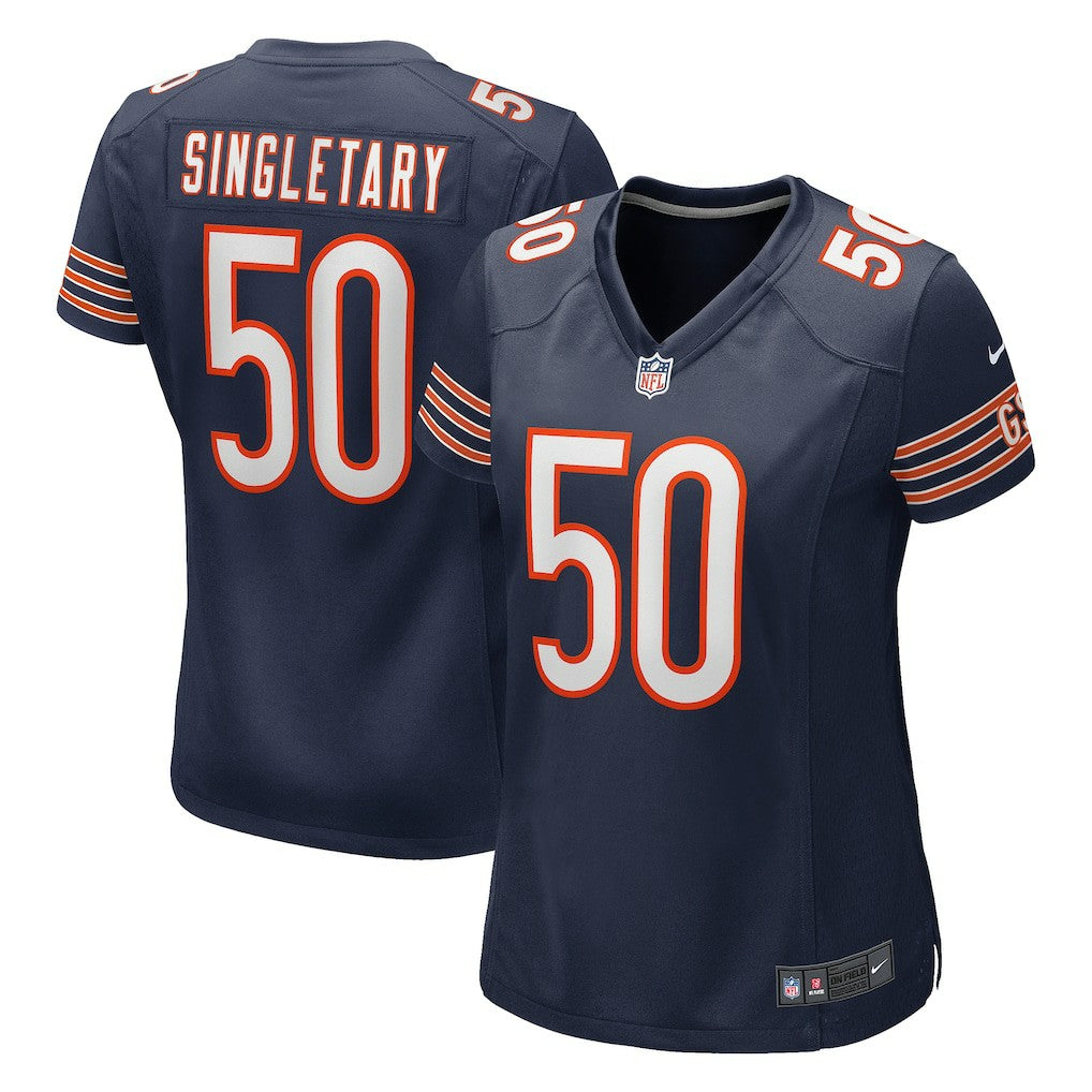 Mike Singletary Chicago Bears Women's Game Retired Player Jersey - Navy Jerseys