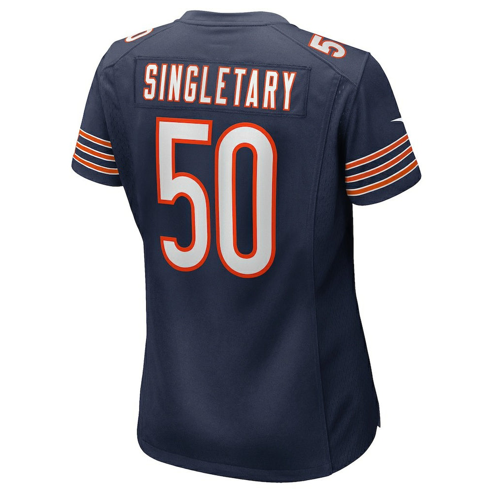Mike Singletary Chicago Bears Women's Game Retired Player Jersey - Navy Jerseys
