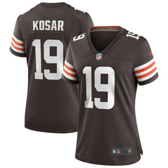 Bernie Kosar Cleveland Browns Women's Game Retired Player Jersey - Brown Jerseys