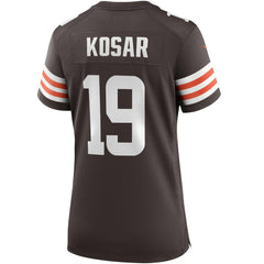 Bernie Kosar Cleveland Browns Women's Game Retired Player Jersey - Brown Jerseys