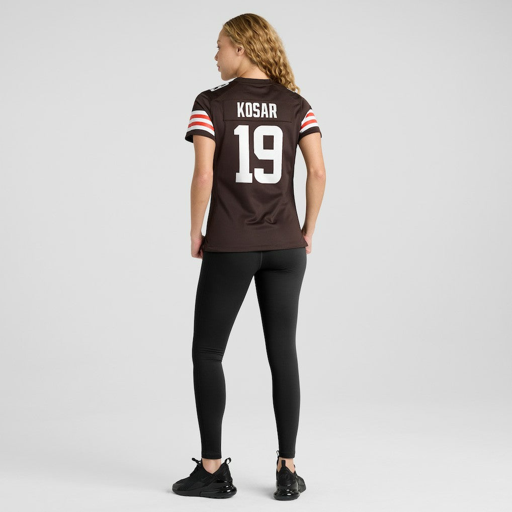 Bernie Kosar Cleveland Browns Women's Game Retired Player Jersey - Brown Jerseys