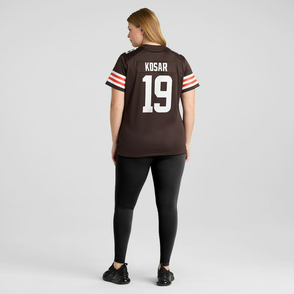 Bernie Kosar Cleveland Browns Women's Game Retired Player Jersey - Brown Jerseys