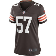 Clay Matthews Cleveland Browns Women's Game Retired Player Jersey - Brown Jerseys
