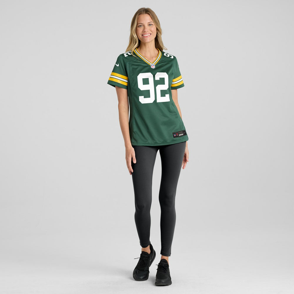 Reggie White Green Bay Packers Women's Game Retired Player Jersey - Green Jerseys