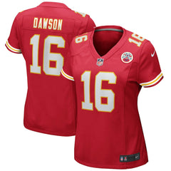 Len Dawson Kansas City Chiefs Women's Game Retired Player Jersey - Red Jerseys