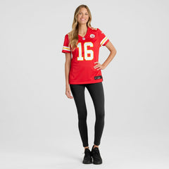 Len Dawson Kansas City Chiefs Women's Game Retired Player Jersey - Red Jerseys