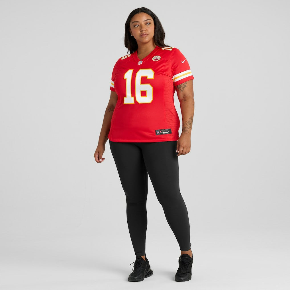 Len Dawson Kansas City Chiefs Women's Game Retired Player Jersey - Red Jerseys