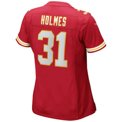 Priest Holmes Kansas City Chiefs Women's Game Retired Player Jersey - Red Jerseys