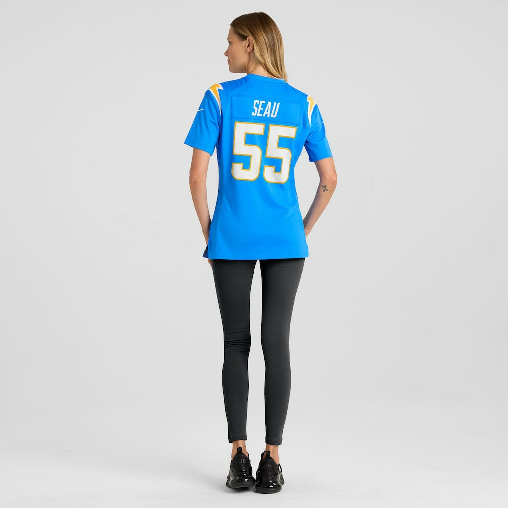 Junior Seau Los Angeles Chargers Women's Game Retired Player Jersey - Powder Blue Jerseys
