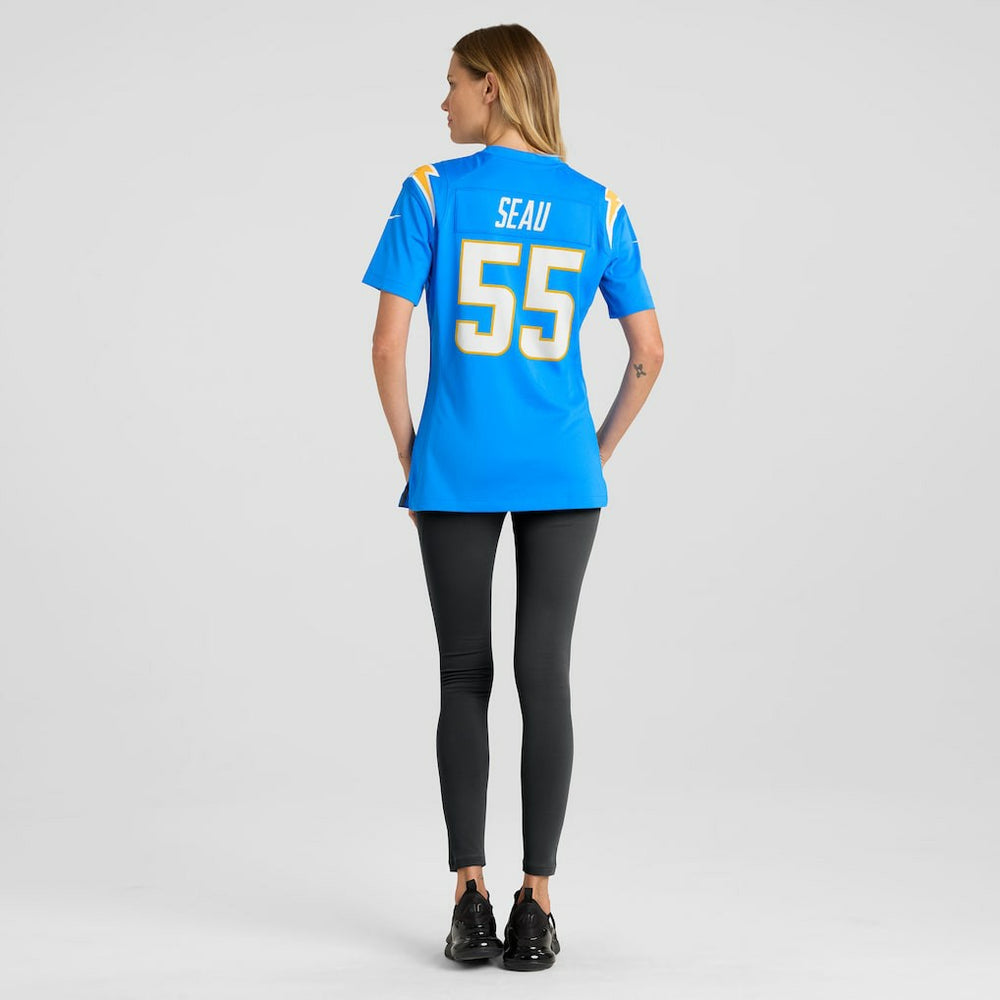 Junior Seau Los Angeles Chargers Women's Game Retired Player Jersey - Powder Blue Jerseys
