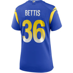 Jerome Bettis Los Angeles Rams Women's Game Retired Player Jersey - Royal Jerseys