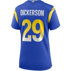 Eric Dickerson Los Angeles Rams Women's Game Retired Player Jersey - Royal Jerseys