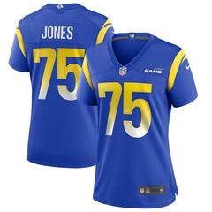 Deacon Jones Los Angeles Rams Women's Game Retired Player Jersey - Royal Jerseys