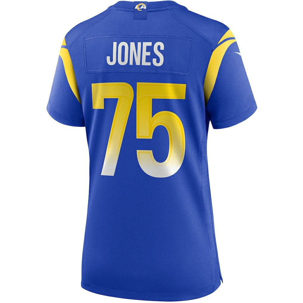 Deacon Jones Los Angeles Rams Women's Game Retired Player Jersey - Royal Jerseys
