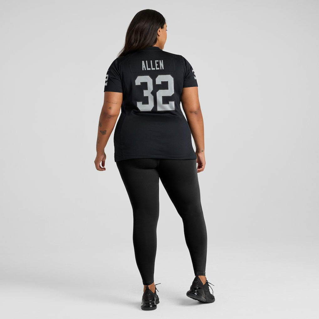 Marcus Allen Las Vegas Raiders Women's Game Retired Player Jersey - Black Jerseys