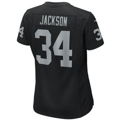 Bo Jackson Las Vegas Raiders Women's Game Retired Player Jersey - Black Jerseys