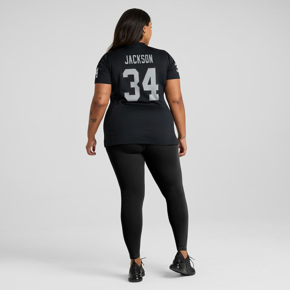 Bo Jackson Las Vegas Raiders Women's Game Retired Player Jersey - Black Jerseys